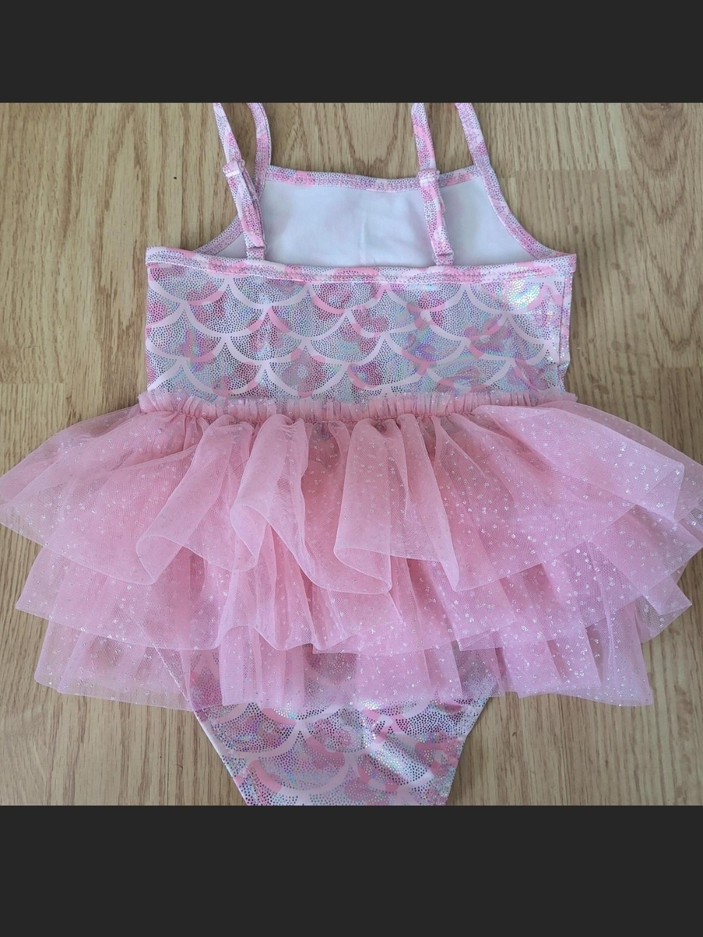 Pink Ruffle Tutu One-Piece Swimsuit - Picture 3 of 3